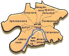 Административный центр москвы